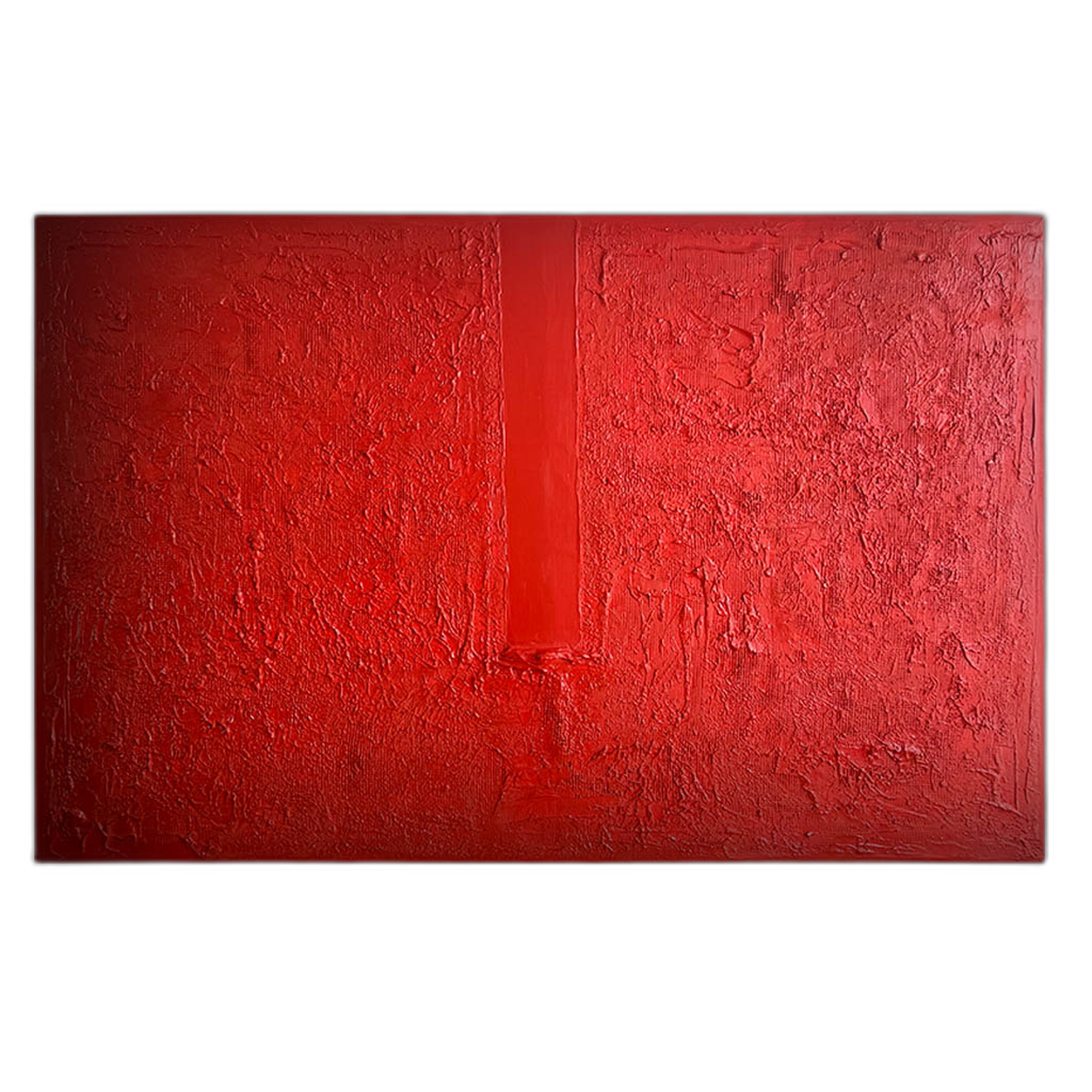 Baba Roja — Técnica mixta, arte abstracto